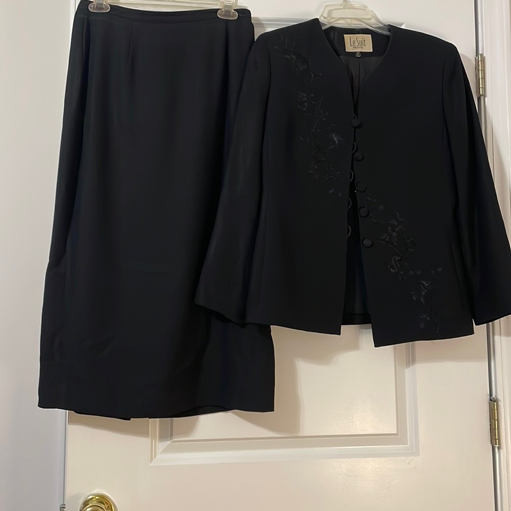 Black Blazer and Pencil Skirt Set